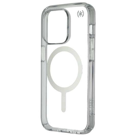 Speck Presidio Perfect Clear Case for MagSafe for iPhone 14 Pro - Silver/Clear Cell Phone - Cases, Covers & Skins Speck    - Simple Cell Bulk Wholesale Pricing - USA Seller