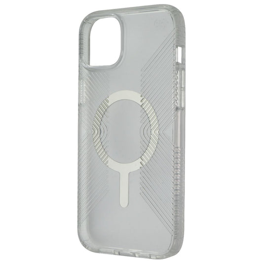 Speck Perfect Clear Grip Case for MagSafe for iPhone 14 Plus - Clear/Silver Cell Phone - Cases, Covers & Skins Speck - Simple Cell Bulk Wholesale Pricing - USA Seller