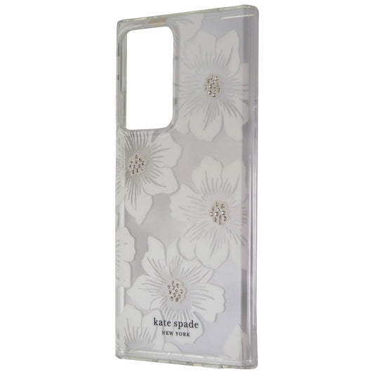 Kate Spade Hard Case for Galaxy Note20 Ultra & Ultra 5G - Hollyhock Clear Floral Cell Phone - Cases, Covers & Skins Kate Spade    - Simple Cell Bulk Wholesale Pricing - USA Seller