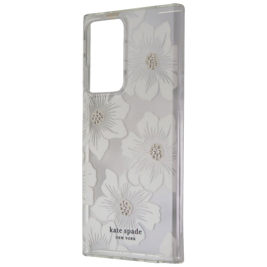 Kate Spade Hard Case for Galaxy Note20 Ultra & Ultra 5G - Hollyhock Clear Floral Cell Phone - Cases, Covers & Skins Kate Spade - Simple Cell Bulk Wholesale Pricing - USA Seller