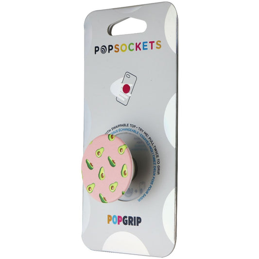 PopSockets PopGrip Expanding Stand and Grip with Swappable Top - Avocados Pink Cell Phone - Mounts & Holders PopSockets - Simple Cell Bulk Wholesale Pricing - USA Seller