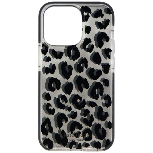 Kate Spade Defensive Hardshell Case for iPhone 13 Pro - City Leopard Black/Clear