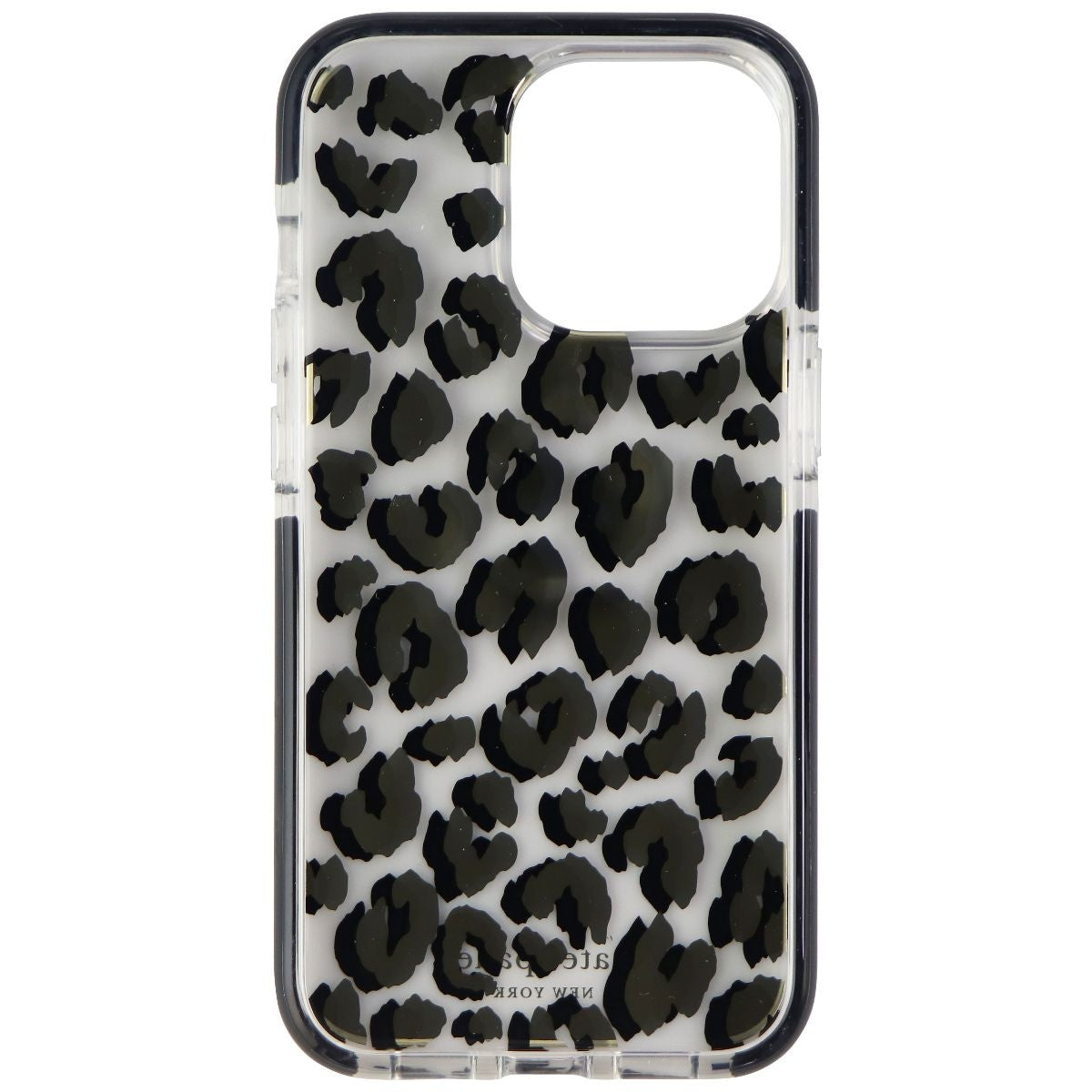 Kate Spade Defensive Hardshell Case for iPhone 13 Pro - City Leopard Black/Clear Cell Phone - Cases, Covers & Skins Kate Spade    - Simple Cell Bulk Wholesale Pricing - USA Seller