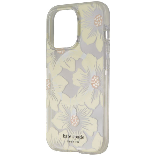 Kate Spade Hardshell Case for MagSafe for iPhone 13 Pro - Hollyhock Floral Clear Cell Phone - Cases, Covers & Skins Kate Spade - Simple Cell Bulk Wholesale Pricing - USA Seller