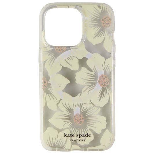 Kate Spade Hardshell Case for MagSafe for iPhone 13 Pro - Hollyhock Floral Clear Cell Phone - Cases, Covers & Skins Kate Spade - Simple Cell Bulk Wholesale Pricing - USA Seller