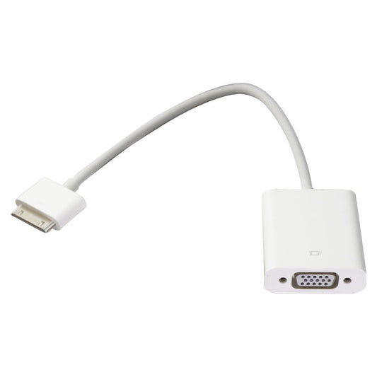 Apple 30-pin to VGA Adapter (For Older Generation 30-Pin) - White (A1368) Computer/Network - Monitor/AV Cables & Adapters Apple    - Simple Cell Bulk Wholesale Pricing - USA Seller