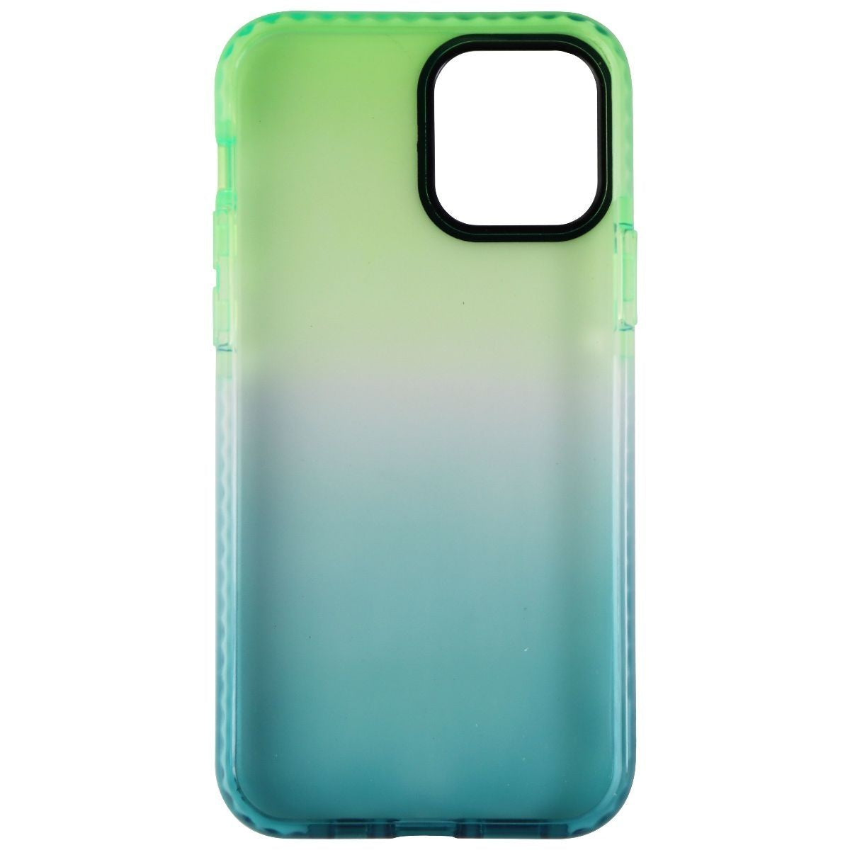 AQA Hard Protective Case for Apple iPhone 12 Pro / iPhone 12 - Clear Green Ombre Cell Phone - Cases, Covers & Skins AQA    - Simple Cell Bulk Wholesale Pricing - USA Seller
