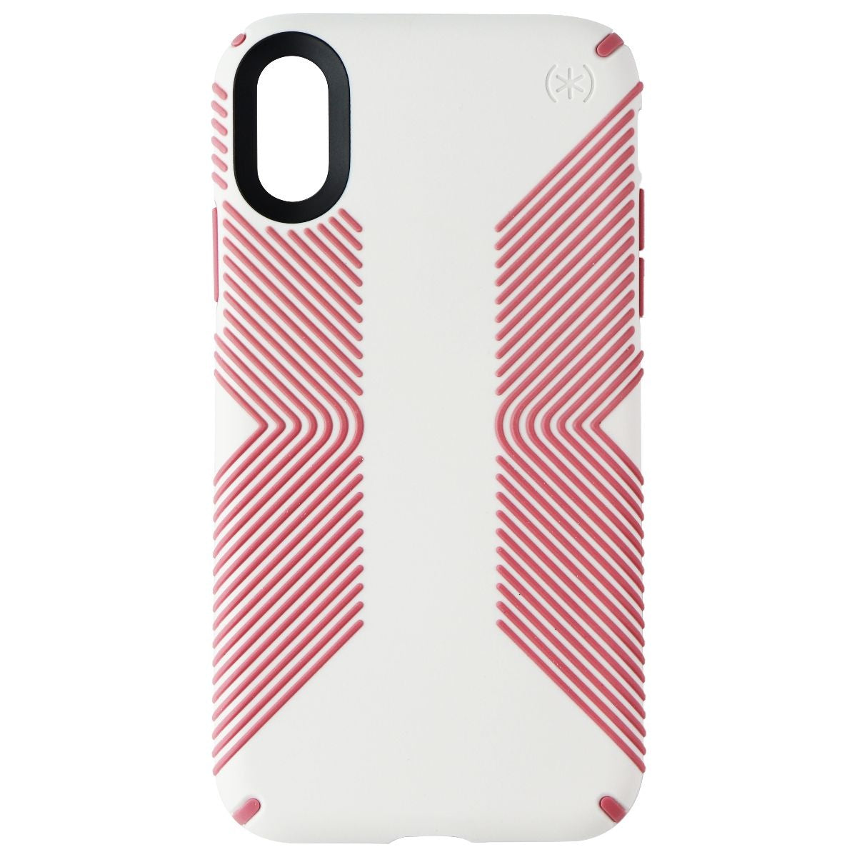 Speck Presidio Grip Case for iPhone XR - Veil White/Lipliner Pink (117059-7575) Cell Phone - Cases, Covers & Skins Speck - Simple Cell Bulk Wholesale Pricing - USA Seller