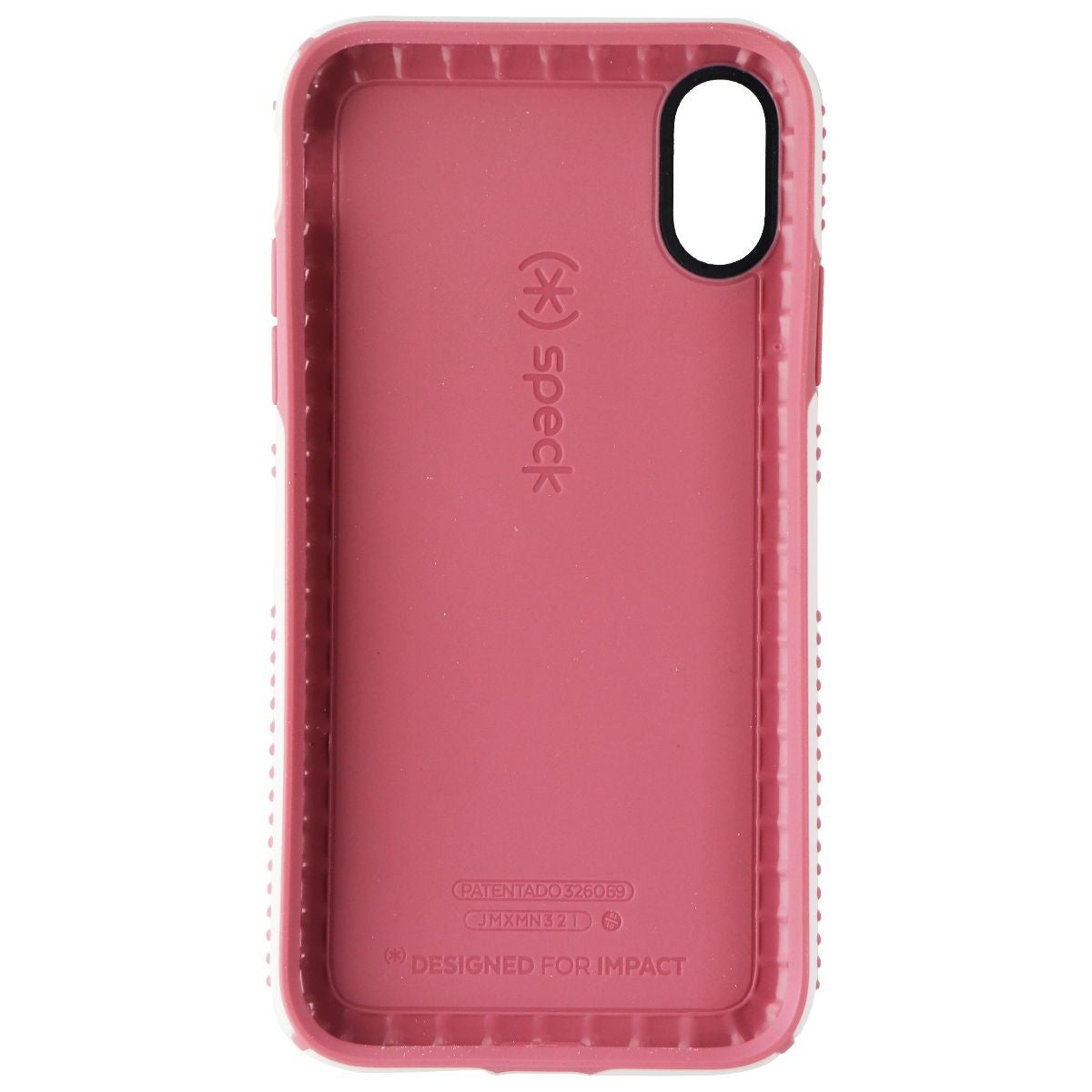 Speck Presidio Grip Case for iPhone XR - Veil White/Lipliner Pink (117059-7575) Cell Phone - Cases, Covers & Skins Speck - Simple Cell Bulk Wholesale Pricing - USA Seller