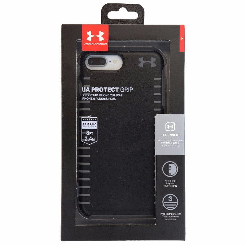 Under Armour UA Protect Grip for Apple iPhone 8 Plus / 7 Plus - Black / Gray Cell Phone - Cases, Covers & Skins Under Armour - Simple Cell Bulk Wholesale Pricing - USA Seller
