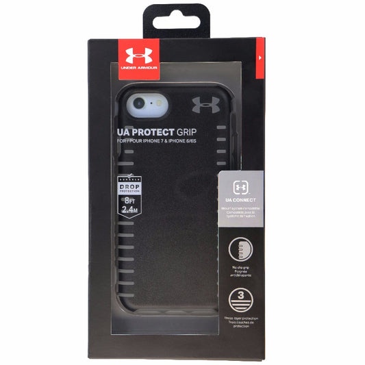 Under Armour UA Protect Grip Case Cover for iPhone 7 6s 6 - Black / Gray