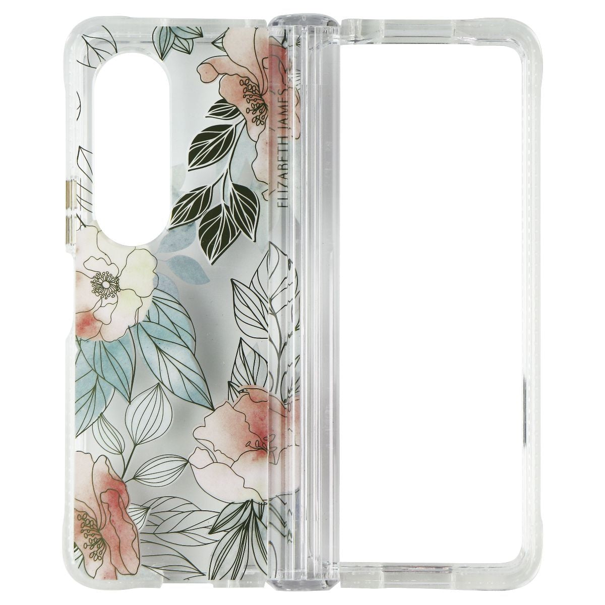 Elizabeth James Case for Samsung Galaxy Z Fold4 - Blooms in Bordeaux Cell Phone - Cases, Covers & Skins Elizabeth James    - Simple Cell Bulk Wholesale Pricing - USA Seller