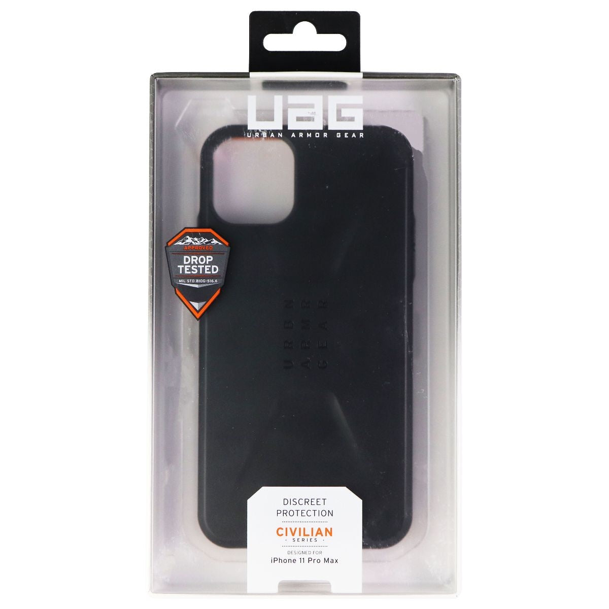 Urban Armor Gear Civilian Series Hard Case for Apple iPhone 11 Pro Max - Black Cell Phone - Cases, Covers & Skins Urban Armor Gear - Simple Cell Bulk Wholesale Pricing - USA Seller