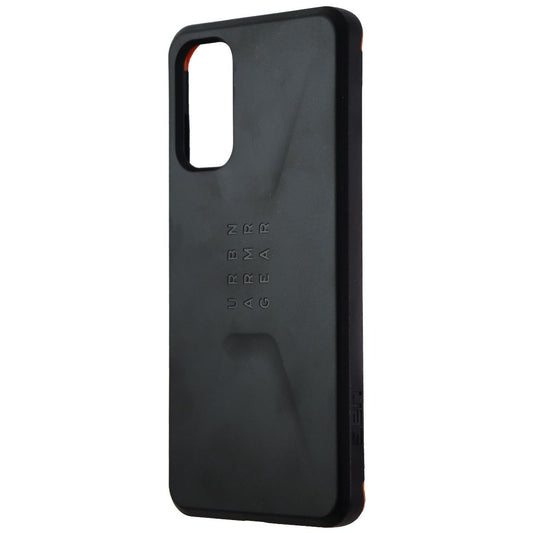 UAG Civilian Series Case for Samsung Galaxy S20 - Black/Orange Cell Phone - Cases, Covers & Skins Urban Armor Gear - Simple Cell Bulk Wholesale Pricing - USA Seller