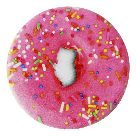 PopSockets PopGrip Swappable Top - Pink Donut (Top ONLY/No Base) Cell Phone - Mounts & Holders PopSockets - Simple Cell Bulk Wholesale Pricing - USA Seller