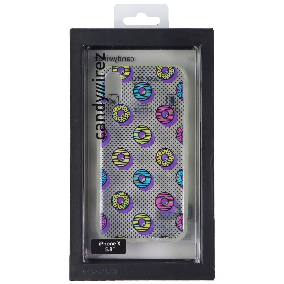 Candywirez Case Study Case for Apple iPhone XS / iPhone X - Donut Cell Phone - Cases, Covers & Skins Candywirez - Simple Cell Bulk Wholesale Pricing - USA Seller