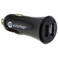 mWorks! (5V/2.4A) Dual USB Car Charger Travel Adapter - Black (CDDC17NA0001) Cell Phone - Chargers & Cradles mWorks! - Simple Cell Bulk Wholesale Pricing - USA Seller