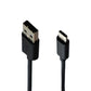 Motorola (3.3-Ft/1M) USB-C to USB Charge/Sync Cable - Black (S928C44359) Cell Phone - Cables & Adapters Motorola    - Simple Cell Bulk Wholesale Pricing - USA Seller