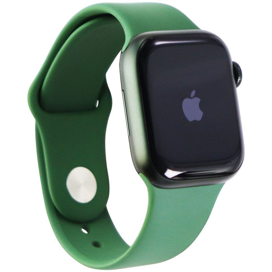 Apple Watch Series 7 (A2475) GPS + Cellular - 41mm Green Alu / Clover Sp Band