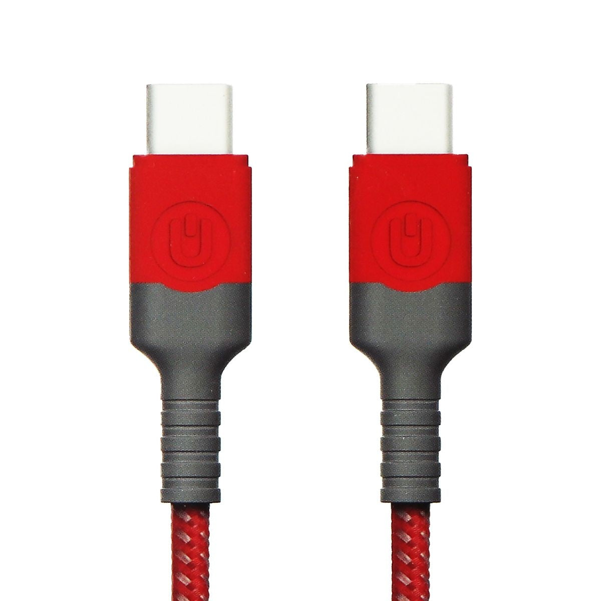 UBREAKIFIX (10-Ft) Durability Series USB-C to USB-C Braided Cable - Red Cell Phone - Cables & Adapters UBREAKIFIX    - Simple Cell Bulk Wholesale Pricing - USA Seller