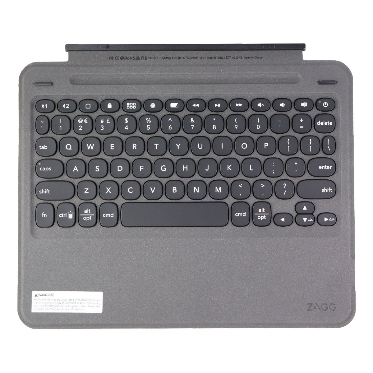 ZAGG Slim Book Go Bluetooth Keyboard Case for iPad Pro 11 (1st/2nd Gen) - Black iPad/Tablet Accessories - Cases, Covers, Keyboard Folios Zagg - Simple Cell Bulk Wholesale Pricing - USA Seller