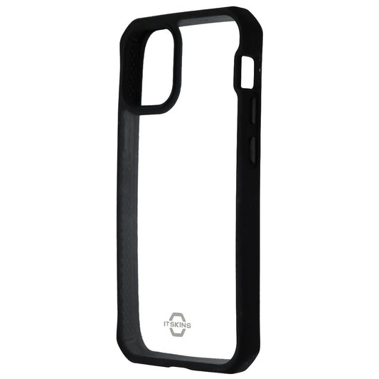 ITSKINS Hybrid Solid 5G Case for Apple iPhone 12 Mini - Black and Transparent