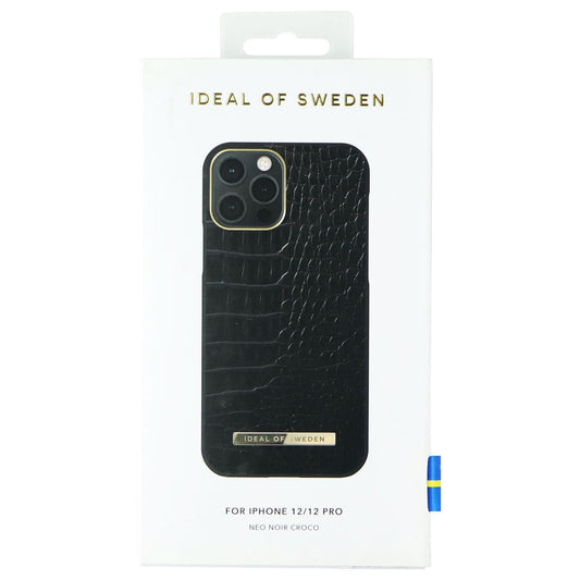 iDeal of Sweden Atelier Case for Apple iPhone 12 and 12 Pro - Neo Noir Croco Cell Phone - Cases, Covers & Skins iDeal of Sweden    - Simple Cell Bulk Wholesale Pricing - USA Seller