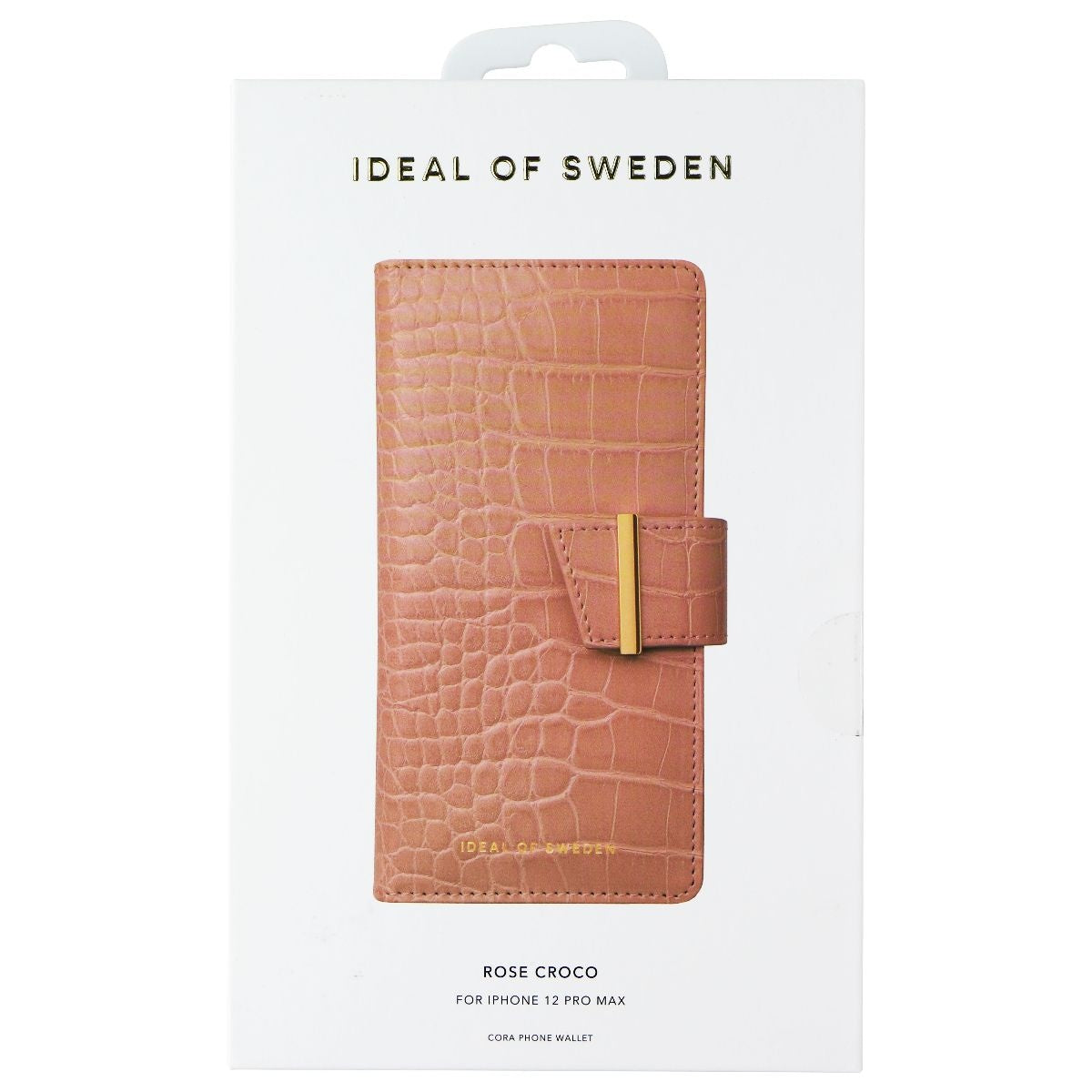 iDeal of Sweden Cora Phone Wallet for iPhone 12 Pro Max - Rose Croco Cell Phone - Cases, Covers & Skins iDeal of Sweden    - Simple Cell Bulk Wholesale Pricing - USA Seller