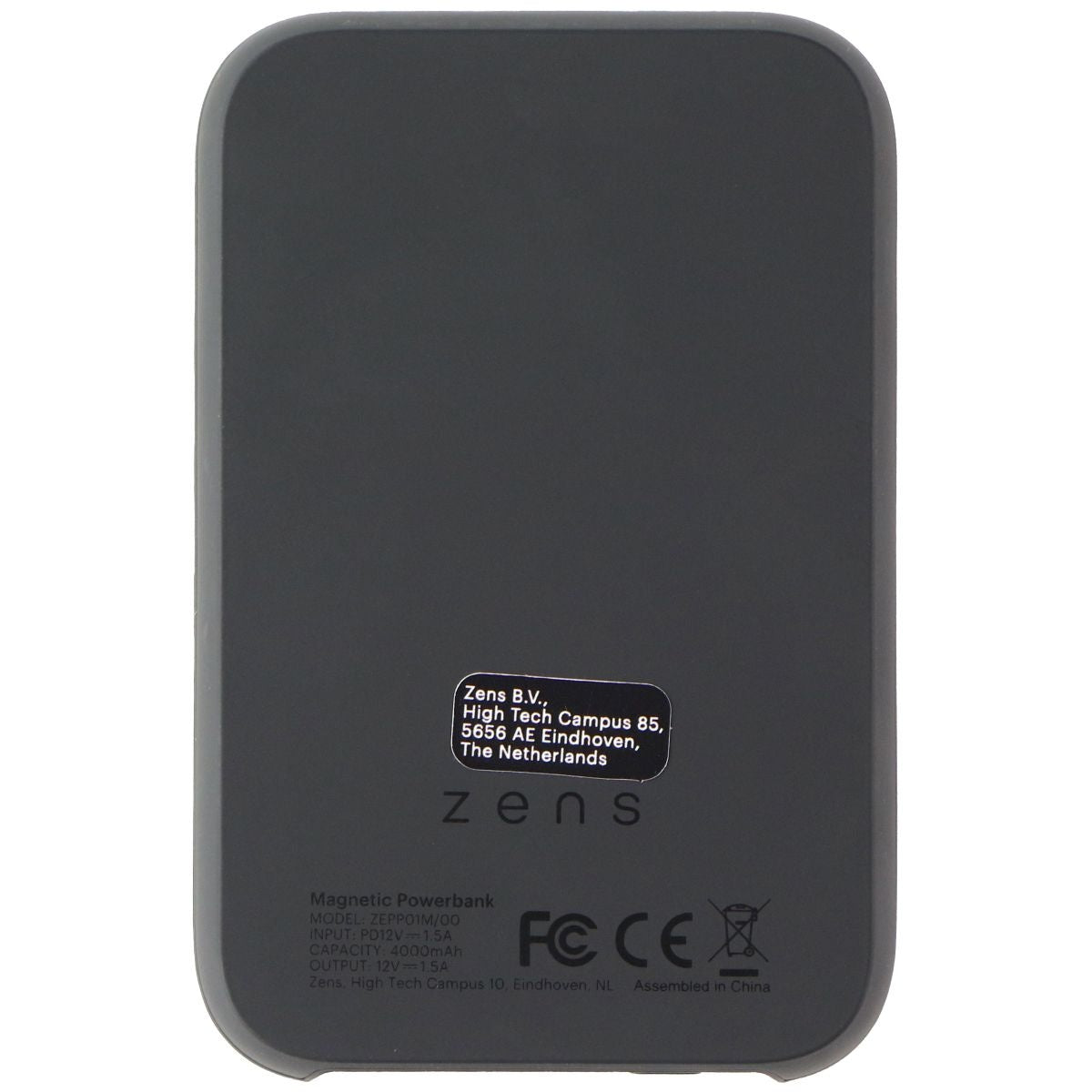 Zens Essential 4,000mAh USB Power Bank with MagSafe - Black Cell Phone - Chargers & Cradles ZENS    - Simple Cell Bulk Wholesale Pricing - USA Seller