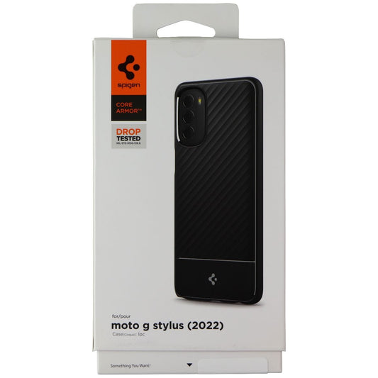 Spigen Core Armor Series Case for Motorola Moto G Stylus (2022) - Black Cell Phone - Cases, Covers & Skins Spigen    - Simple Cell Bulk Wholesale Pricing - USA Seller
