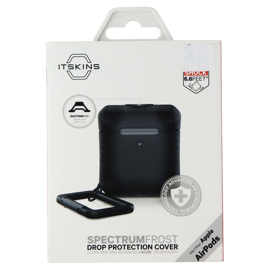 ITSKINS Spectrum Frost Case for Apple Airpods (1st/2nd Gen) - Black iPod, Audio Player Accessories - Cases, Covers & Skins ITSKINS    - Simple Cell Bulk Wholesale Pricing - USA Seller