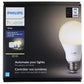 Philips Hue A19 White Bulb Starter Kit with 2 Bulbs & Bridge