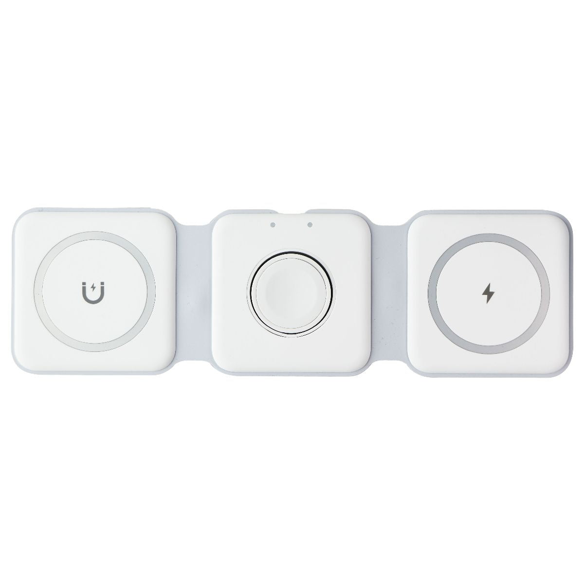 Magnetic Foldable 3 in 1 Charging Station for iPhone 14/13/12/SE/11 and iWatch Cell Phone - Chargers & Cradles S. Simple - Simple Cell Bulk Wholesale Pricing - USA Seller