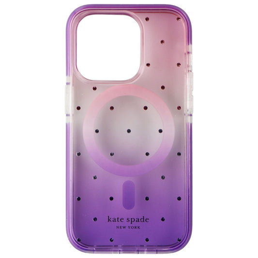 Kate Spade Defensive Case  for MagSafe for iPhone 14 Pro - Ombre Pin Dot