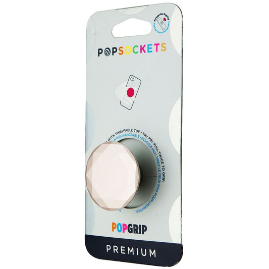 PopSockets PopGrip Stand & Grip with Swappable Top - Metallic Diamond Rose Gold Cell Phone - Mounts & Holders PopSockets - Simple Cell Bulk Wholesale Pricing - USA Seller
