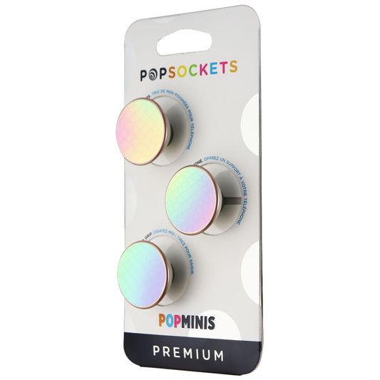 PopSockets PopMinis: Mini Grips for Phones & Tablets (3 Pack) - Iridescent Snake Cell Phone - Mounts & Holders PopSockets    - Simple Cell Bulk Wholesale Pricing - USA Seller