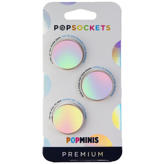 PopSockets PopMinis: Mini Grips for Phones & Tablets (3 Pack) - Iridescent Snake Cell Phone - Mounts & Holders PopSockets    - Simple Cell Bulk Wholesale Pricing - USA Seller