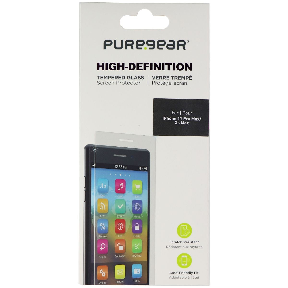PureGear HD Tempered Glass Screen Protector for iPhone 11 Pro Max / Xs Max Cell Phone - Screen Protectors PureGear    - Simple Cell Bulk Wholesale Pricing - USA Seller