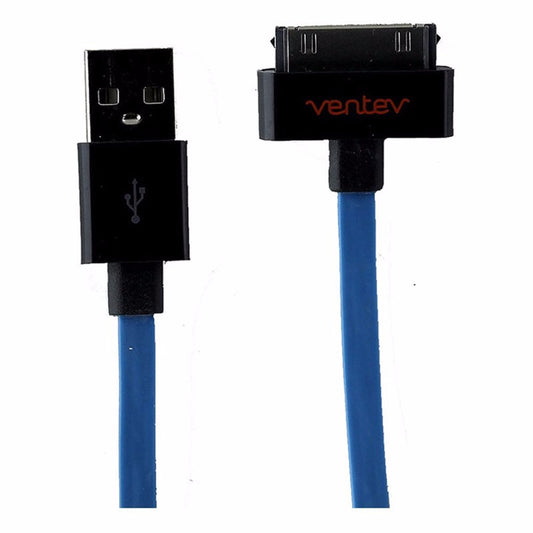 Ventev ( 575072 ) Charge and Sync Flat Tangle - Free USB Cable - Blue Cell Phone - Cables & Adapters Ventev    - Simple Cell Bulk Wholesale Pricing - USA Seller