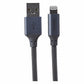 Ventev (4-Ft) Braided Lightning 8-Pin to USB Charge/Sync Cable - Steel Gray Cell Phone - Cables & Adapters Ventev - Simple Cell Bulk Wholesale Pricing - USA Seller