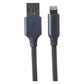 Ventev (4-Ft) Braided Lightning 8-Pin to USB Charge/Sync Cable - Steel Gray Cell Phone - Cables & Adapters Ventev    - Simple Cell Bulk Wholesale Pricing - USA Seller