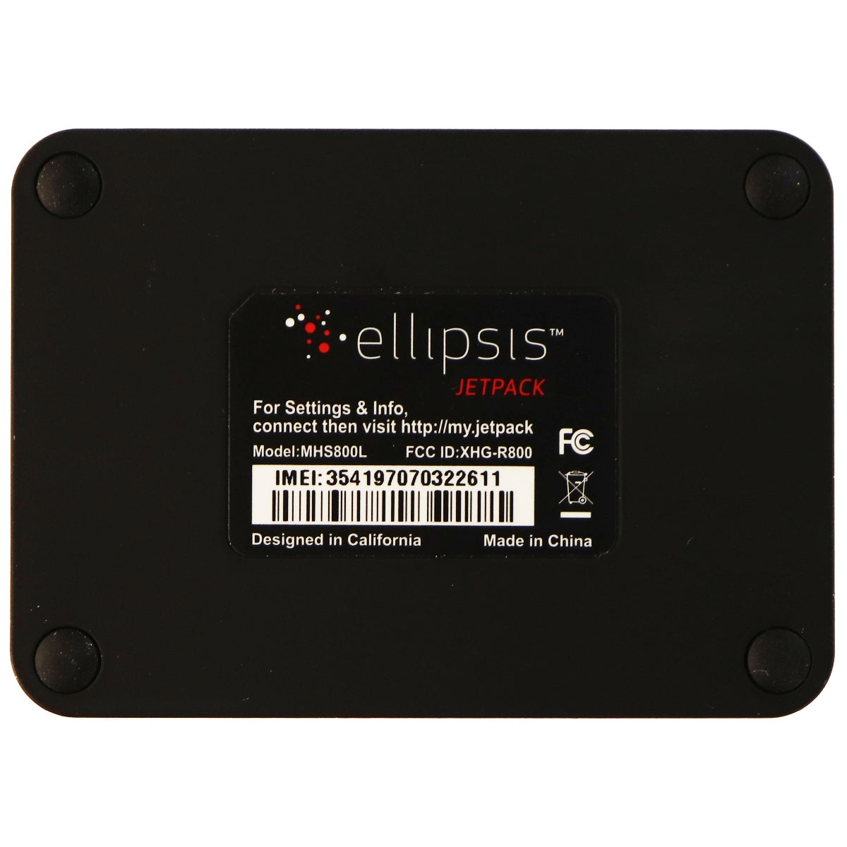 Verizon Ellipsis Jetpack 4G LTE Mobile WiFi Hotspot - MHS800L (Verizon Wireless) Networking - Mobile Broadband Devices Verizon - Simple Cell Bulk Wholesale Pricing - USA Seller