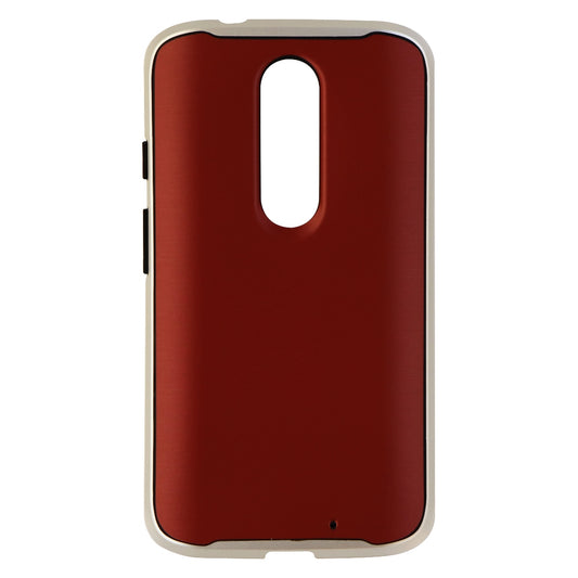Verizon Cover Series Protective Case for Motorola Droid Turbo 2 - Red Silver Cell Phone - Cases, Covers & Skins Verizon - Simple Cell Bulk Wholesale Pricing - USA Seller