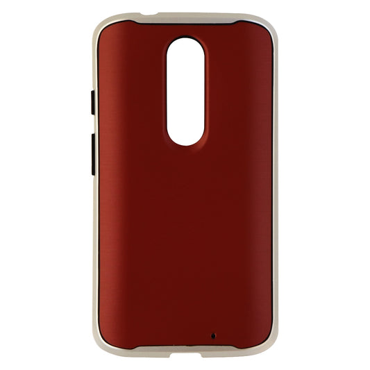 Verizon Cover Series Protective Case for Motorola Droid Turbo 2 - Red Silver Cell Phone - Cases, Covers & Skins Verizon    - Simple Cell Bulk Wholesale Pricing - USA Seller
