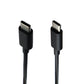 Motorola (3.3-Ft) USB-C to USB-C Charge/Sync OEM Cable - Black (SC18D13217)