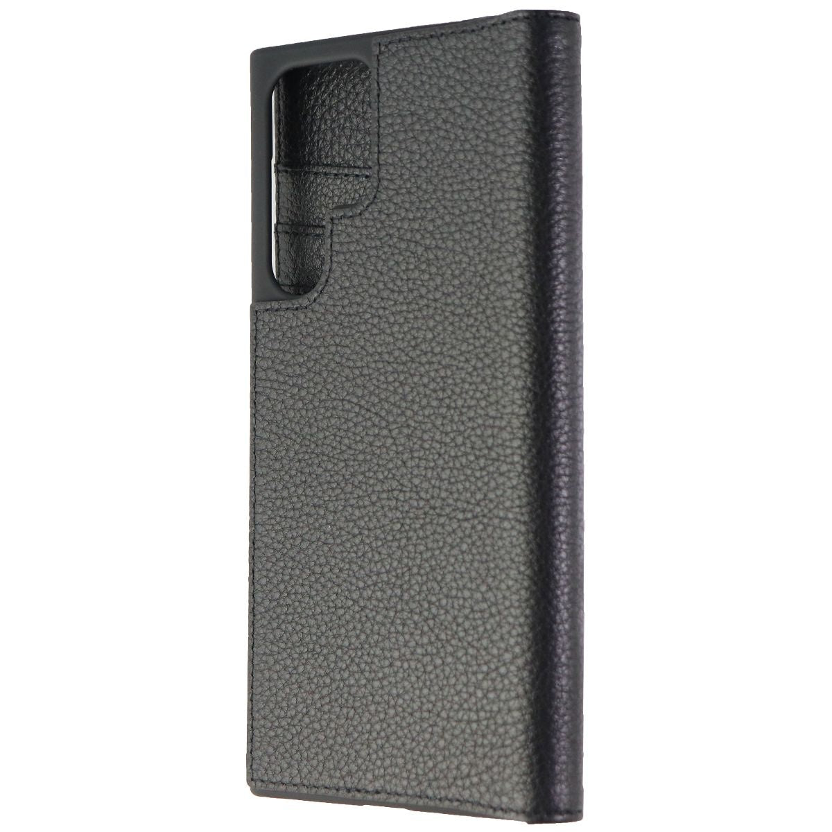 Case-Mate Genuine Leather Wallet Folio Case for Samsung Galaxy S22 Ultra - Black Cell Phone - Cases, Covers & Skins Case-Mate - Simple Cell Bulk Wholesale Pricing - USA Seller