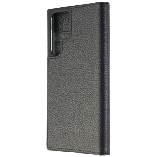 Case-Mate Genuine Leather Wallet Folio Case for Samsung Galaxy S22 Ultra - Black Cell Phone - Cases, Covers & Skins Case-Mate - Simple Cell Bulk Wholesale Pricing - USA Seller