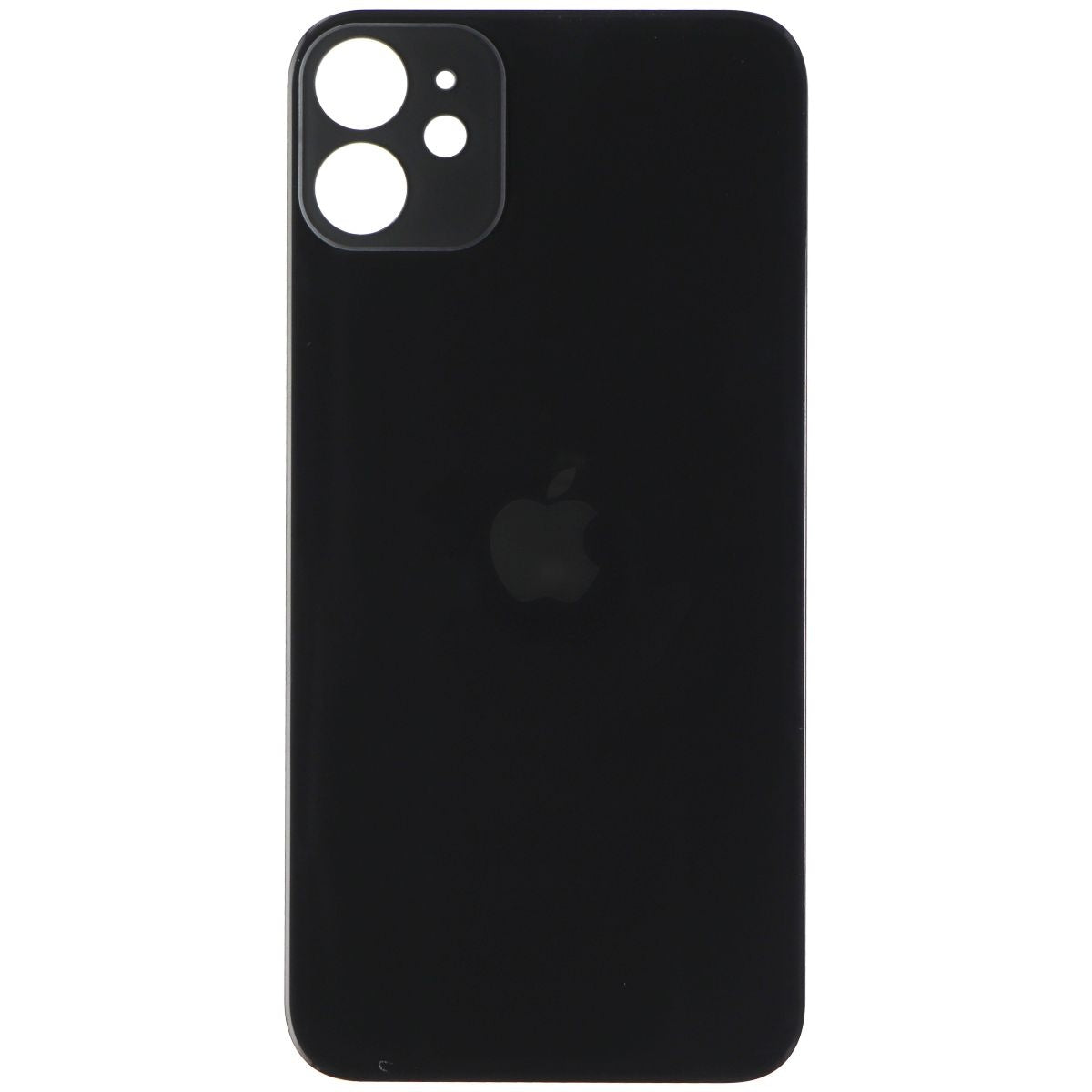 Repair Part - Back Glass with Adhesive for iPhone 11 - Black with Logo Cell Phone - Replacement Parts & Tools Unbranded - Simple Cell Bulk Wholesale Pricing - USA Seller