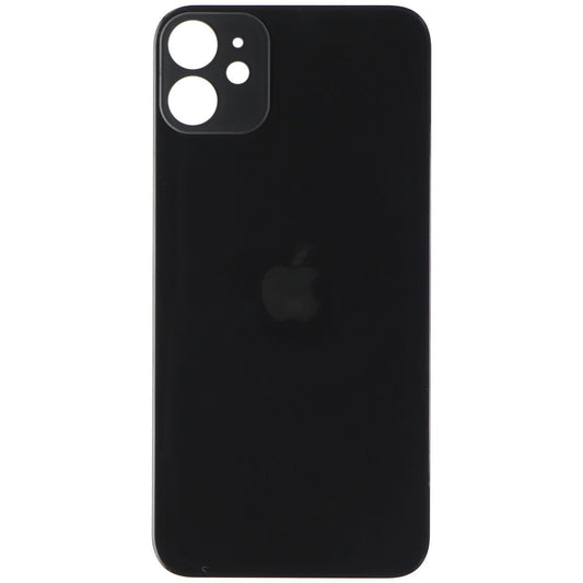 Repair Part - Back Glass with Adhesive for iPhone 11 - Black with Logo Cell Phone - Replacement Parts & Tools Unbranded - Simple Cell Bulk Wholesale Pricing - USA Seller