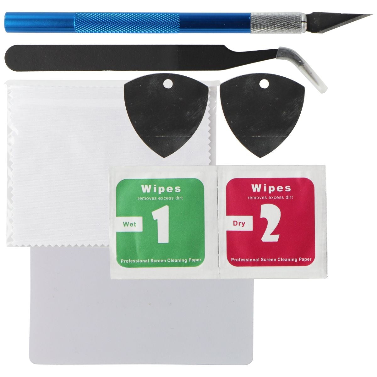 Repair Part - Back Glass with Adhesive for iPhone 11 - Black with Logo Cell Phone - Replacement Parts & Tools Unbranded - Simple Cell Bulk Wholesale Pricing - USA Seller